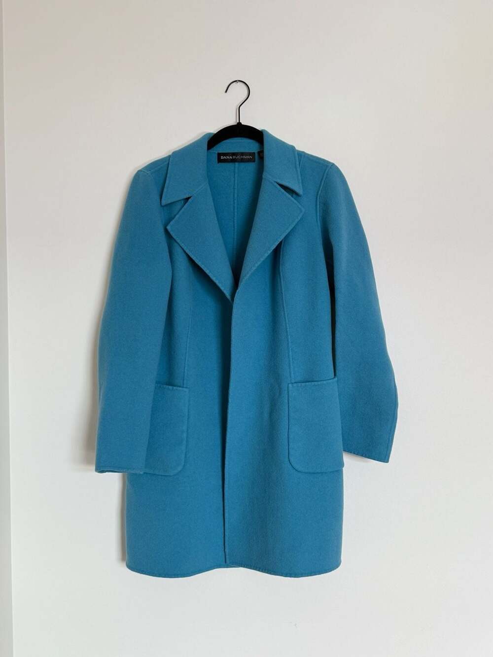 Dana Buchman Blue Wool Coat Size S / 4